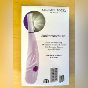 Michael Todd Beauty Sonicsmooth Pro+ Sonic Dermaplaning System with LED light